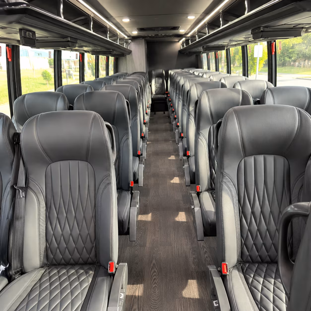 30 passenger minibus inside