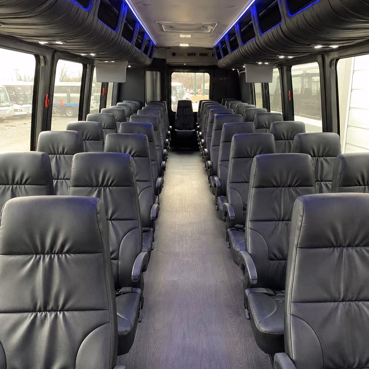 35 passenger minibus inside