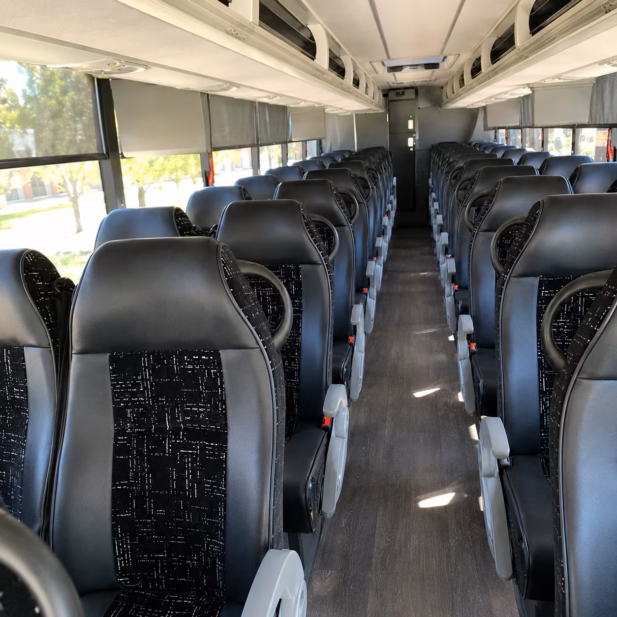 large group charter buses for conventions and conference airport runs