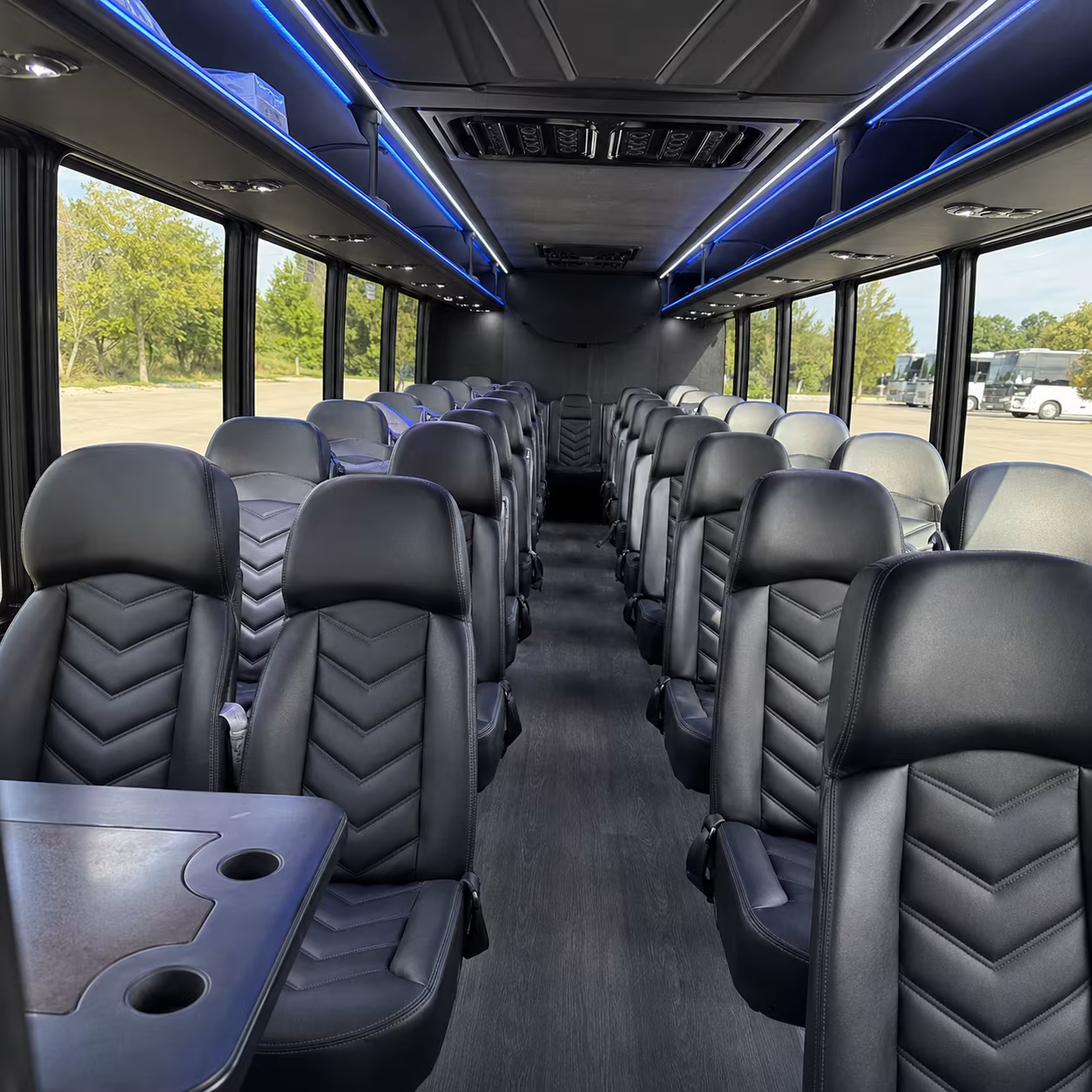 minibuses and charter buses for smaller concert groups and club show nights