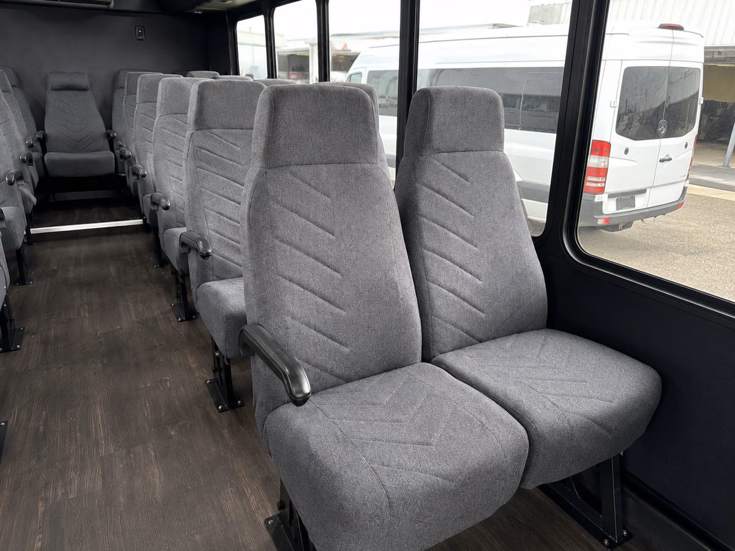 south jordan 15 passenger minibus interior