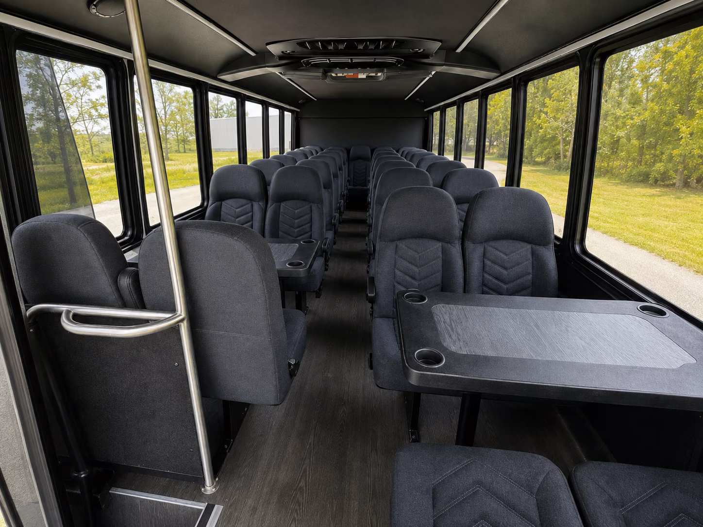 south jordan 18 passenger minibus inside