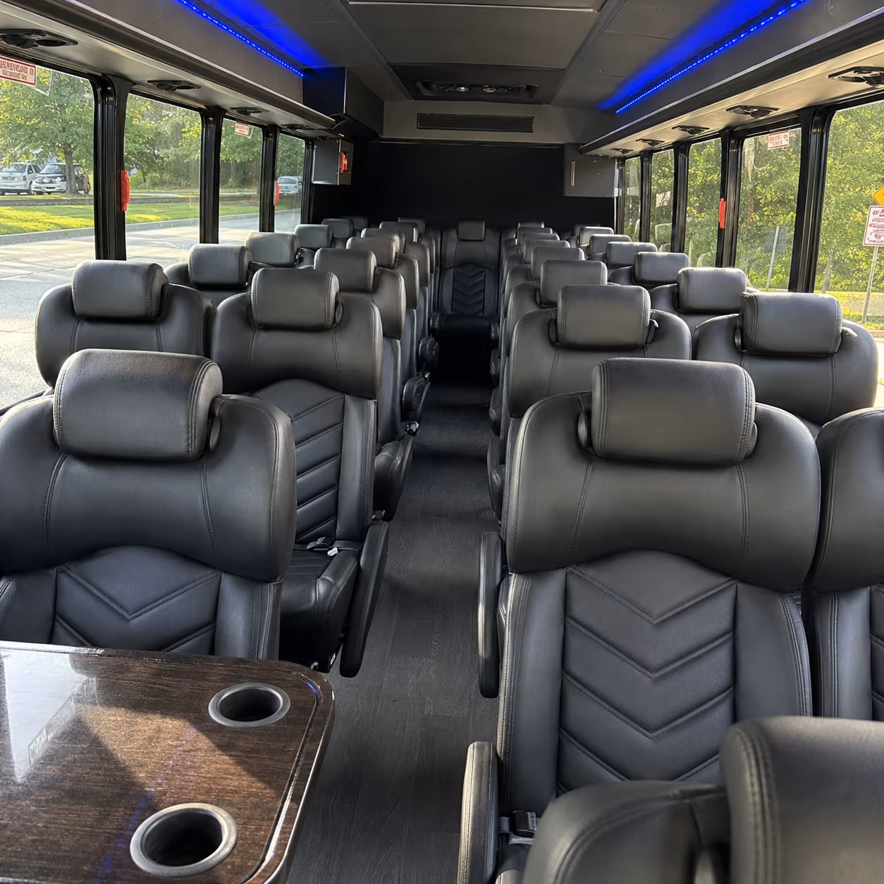 south jordan 35 passenger minibus interior