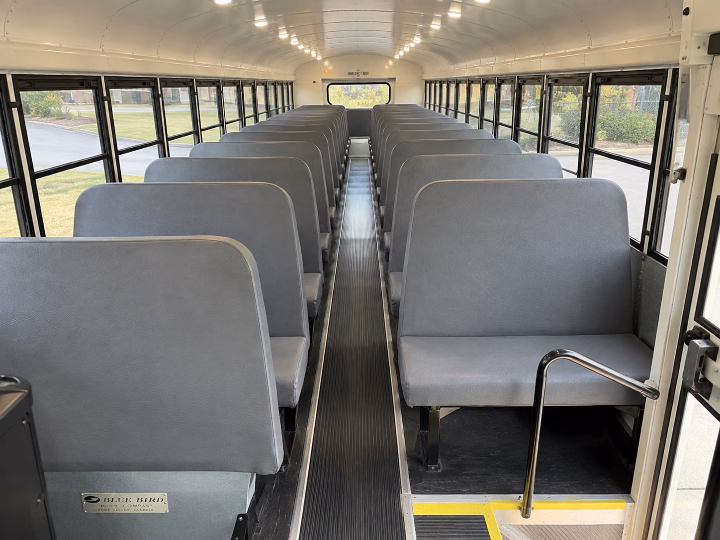 south jordan school bus interior