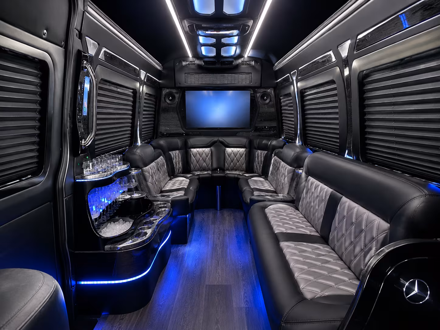 sprinter van and minibus rentals for wedding party transportation